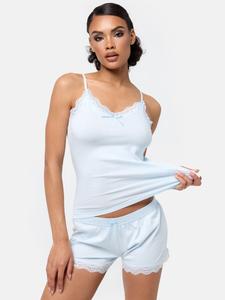 Короткий пижамный комплект Tazzio F908, синий