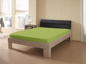 КУМ простыня "Frotte стрейч-простыня" KUM 140-160х200 см, 1 шт., цвет apfelgrün