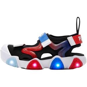 Детские сандалии SEASON FSW с нескользящей подошвой, быстросохнущие, для младенцев и малышей FILA KIDS, черный/красный