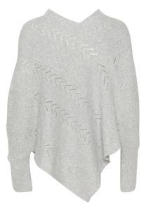 Джемпер HOLIDAY PONCHO Cream, светло-серый