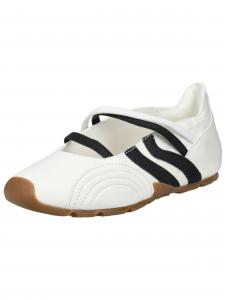 STEVE MADDEN Балетки с ремешком в белом цвете