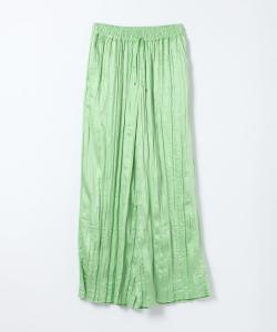 Цветные атласные брюки свободного кроя Jeanasis, цвет Green(72)