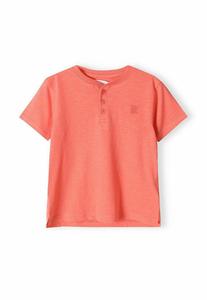 Футболка базовая SHORT SLEEVE MINOTI, цвет coral