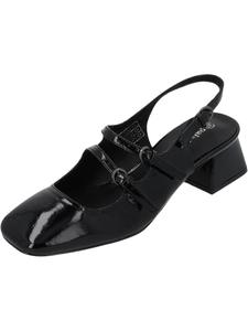 Туфли-слинги черного цвета palado