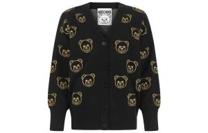 FW22 Облегающий трикотаж Весна-Осень Женская Черная MOSCHINO