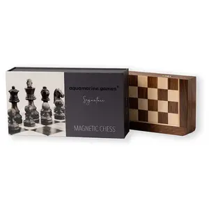 Детская настольная игра Aquamarine Ajedrez MagnГtico Signature, коричневый