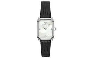 EMPORIO ARMANI Часы Wrist Watch Quartz Movement Leather Strap 24mm Mother of Pearl Color Watch Dial Women's Watch