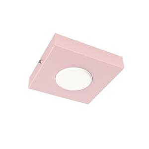 Потолочный светильник Lumicom, 15x15x4 см, розовый