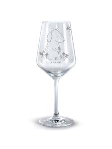 Бокал для вина с изображением собаки-клеверного листа, не говоря ни слова, прозрачный Mr. & Mrs. Panda