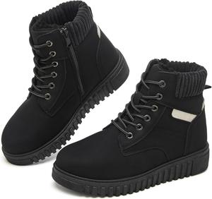 Shupua Женские ботильоны и ботинки водонепроницаемые ботинки для женщин черные походные ботинки женские боевые ботинки против скольжения зимние ботинки для работы на открытом воздухе