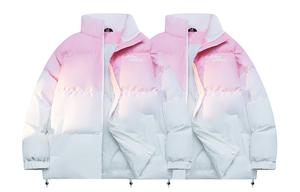 BOBBY ABLEY Пуховик Unisex, 2 Pack (Gradient Pink+Gradient Pink)