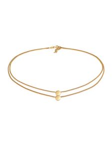 Elli Колье из серебра 925 пробы с геометрическим узором в золоте