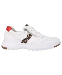 Белые кожаные кроссовки для женщин Gabor, белый