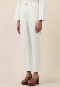 Джинсы прямого кроя Apart, Creme