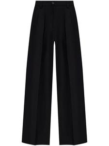 A.P.C. прямые хлопковые брюки, черный