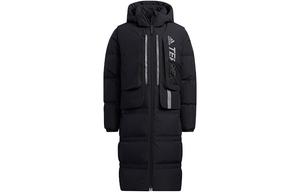 Пуховик унисекс черный Adidas, черный