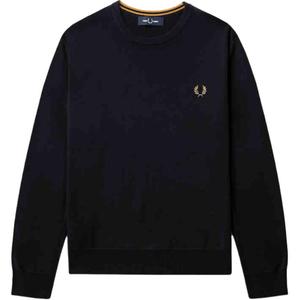 Свитер с логотипом FRED PERRY, синий