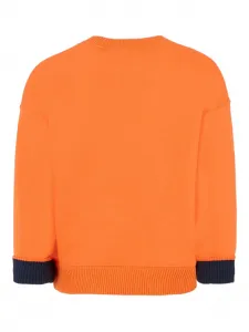 Толстовка с принтом Timberland Kids, оранжевый