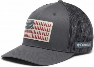 Бейсболка Columbia Unisex для взрослых PFG с сеткой, Shark/Shark