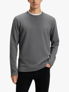 BOSS Tempesto лонгслив с круглым вырезом HUGO BOSS, Open Grey