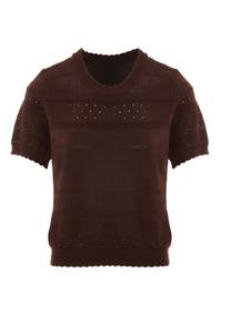 Блуза Naemi, коричневый