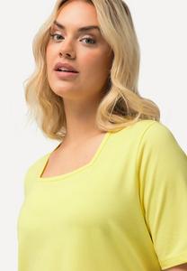 Базовая футболка CARREE AUSSCHNITT HALBARM Ulla Popken, желтый