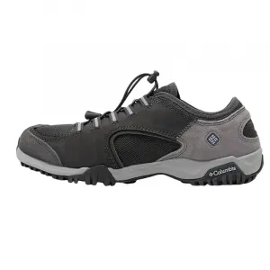 Columbia Износостойкие дышащие кроссовки с низким верхом для походов, женские, черно-серые