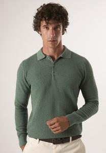 Поло Felix Hardy BUTTONED NECK, Green