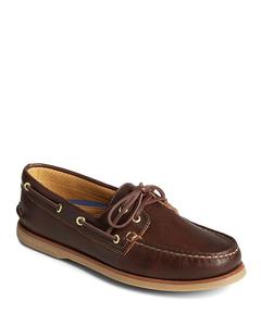 Мужские лодочные туфли Gold Cup Authentic Original с двумя шнуровками Sperry, коричневый