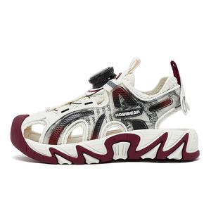 Сандалии детские, противоскользящие и износостойкие, дышащие HOBIBEAR, фиолетовый