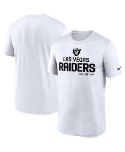 Мужская белая футболка Las Vegas Raiders Legend Community Performance Nike, белый
