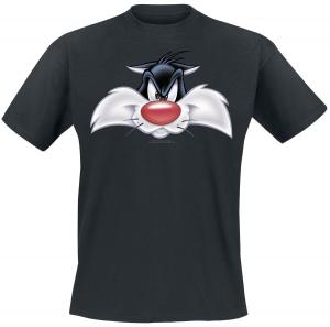 Футболка Looney Tunes Sylvester - Big Face, черный