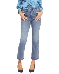 Джинсы Marilyn с высокой талией и вырезом, женские, NYDJ Petites, 12P Nydj, белый