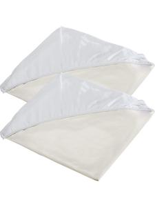 Erwin Müller Простыни Molton, водонепроницаемые/кипяченые, комплект из 2 штук, Айзенах, белого цвета