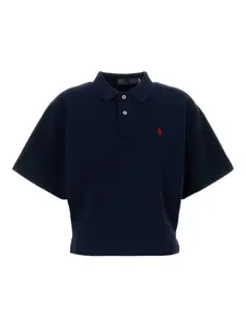 Поло из пике Polo Ralph Lauren, синий