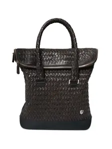 Плетеная сумка-тоут Tardini Lardini, коричневый