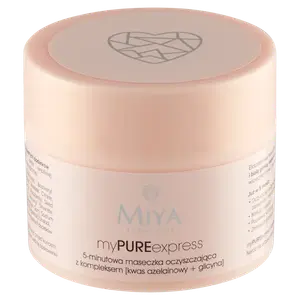 5-минутная очищающая маска с азелаиновой кислотой и глициновым комплексом, 50 г Miya Cosmetics Mypureexpress