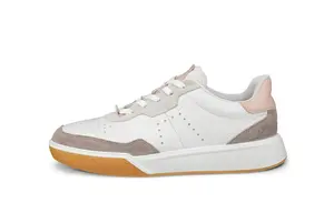 Ecco Коллекция уличной обуви Низкие кроссовки для скейтбординга Женские каменно-серые/белые/серо-белые/лаймово-серые 272813