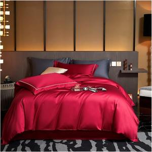 YUSIWOAL Комплект постельного белья из египетского хлопка 1000TC сплошного цвета Color 7