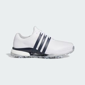 Туфли для гольфа Tour360 24 широкие Adidas, цвет Cloud White/Collegiate Navy/Silver Metallic