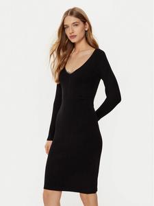 Трикотажное платье обычного кроя Guess, черный