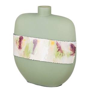 Декоративная ваза GILDE Imperial bauchig, 30x33x12 см цвет grün/beige
