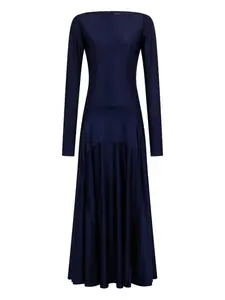 Платье миди с вырезом-лодочкой Rabanne, синий