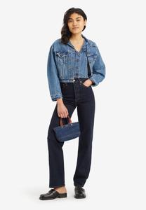 Джинсы прямого кроя RIBCAGE FULL LENGTH Levi's, темно-синий деним