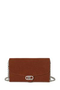 Замшевая сумка-клатч Lauren Ralph Lauren, коричневый
