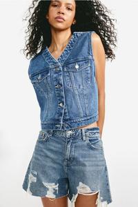 Обычные джинсовые шорты H&M, синий