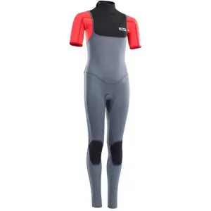 Неопреновый костюм с короткими рукавами и молнией сзади ION Capture 3/2 junior, серый