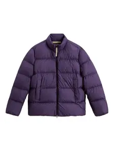 Стеганая куртка с высоким воротником WOOLRICH, фиолетовый