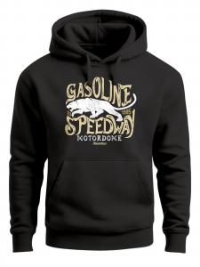 Neverless Толстовка 'Panther Gasoline' в черном цвете