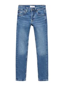 Узкие джинсы MANGO KIDS, синий